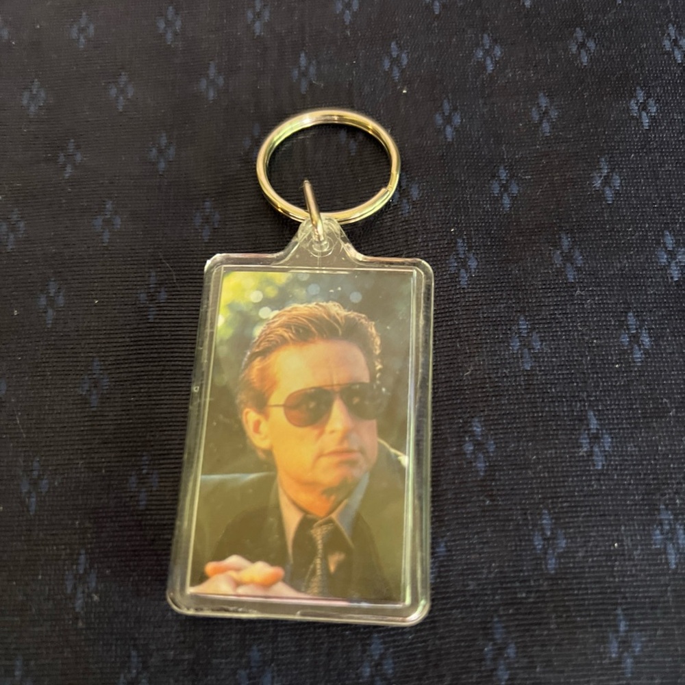 Vintage Basic Instinct Movie Michael Douglas Coll… - image 1